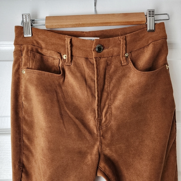 Good American Good waist faux suede pants - Picture 5 of 10